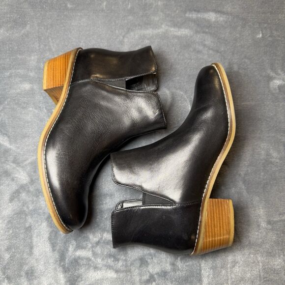 Cole Haan Women's Grand Zero Signature Leather Booties Black Leather Size 5B - Picture 4 of 8